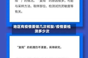 地区有疫情要做几次核酸/疫情要检测多少次