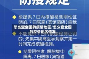 怎么查全国的疫情地区/怎么查全国的疫情地区情况