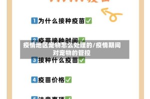 疫情地区宠物怎么处理的/疫情期间对宠物的管控