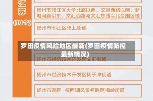 罗田疫情风险地区最新(罗田疫情防控最新情况)