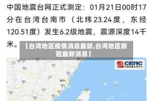 【台湾地区疫情消息最新,台湾地区新冠最新消息】