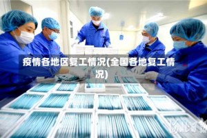 疫情各地区复工情况(全国各地复工情况)