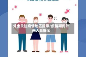 外出关注疫情地区提示/疫情期间外来人员提示