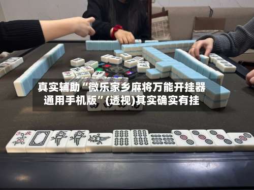 真实辅助“微乐家乡麻将万能开挂器通用手机版	”(透视)其实确实有挂-第1张图片