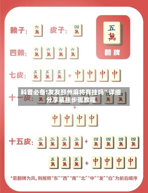 科普必备!友友邳州麻将有挂吗	”详细分享装挂步骤教程-第1张图片