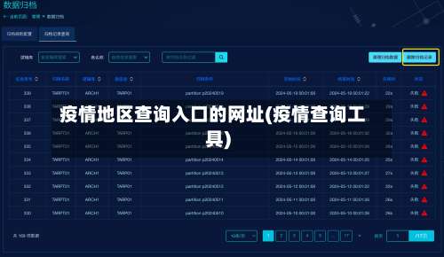 疫情地区查询入口的网址(疫情查询工具)-第1张图片