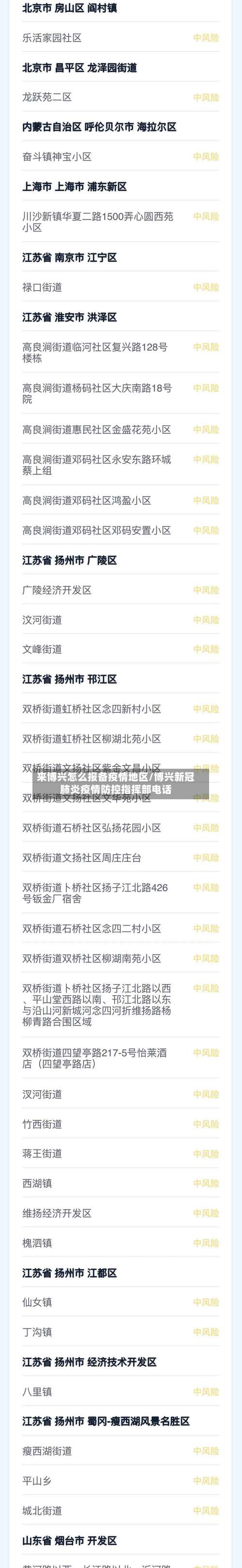 来博兴怎么报备疫情地区/博兴新冠肺炎疫情防控指挥部电话-第3张图片