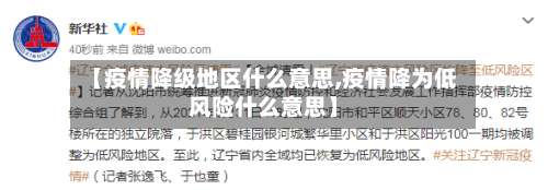 【疫情降级地区什么意思,疫情降为低风险什么意思】-第1张图片