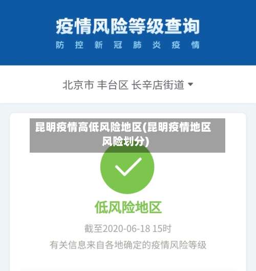 昆明疫情高低风险地区(昆明疫情地区风险划分)-第1张图片