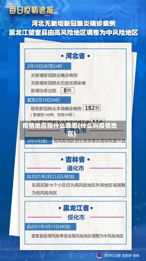 疫情地区指什么意思(什么叫疫情地区)-第1张图片
