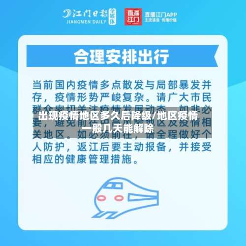 出现疫情地区多久后降级/地区疫情一般几天能解除-第1张图片