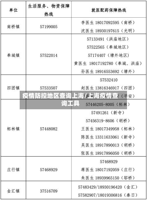 疫情防控地区查询上海/上海疫情查询工具-第1张图片